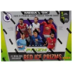 2020/21 Panini Prizm EPL Soccer Mega Box Red Ice 20 Box Case