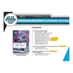 2023 Bowman Chrome University Football Breaker’s Delight Box - Image 5